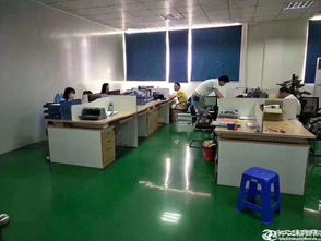 坑梓秀新優質廠房出租 800平帶辦公室，地坪漆與辦公設備一應俱全